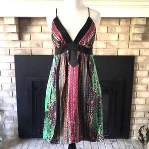 Single Dress 100% Silk Spaghetti Strap Slip Dress size Small